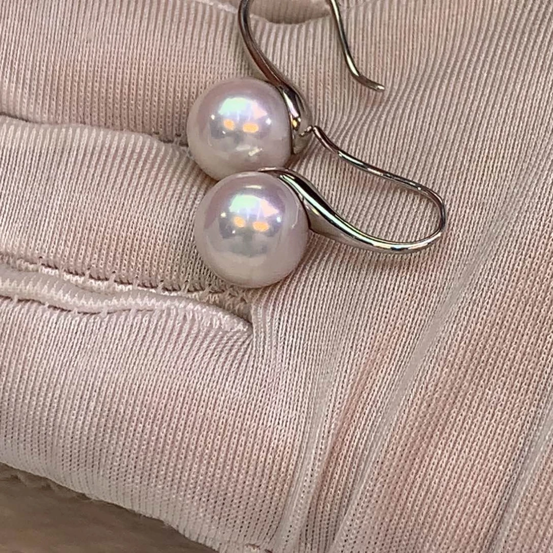 耳饰淡水珍珠银S925镶嵌