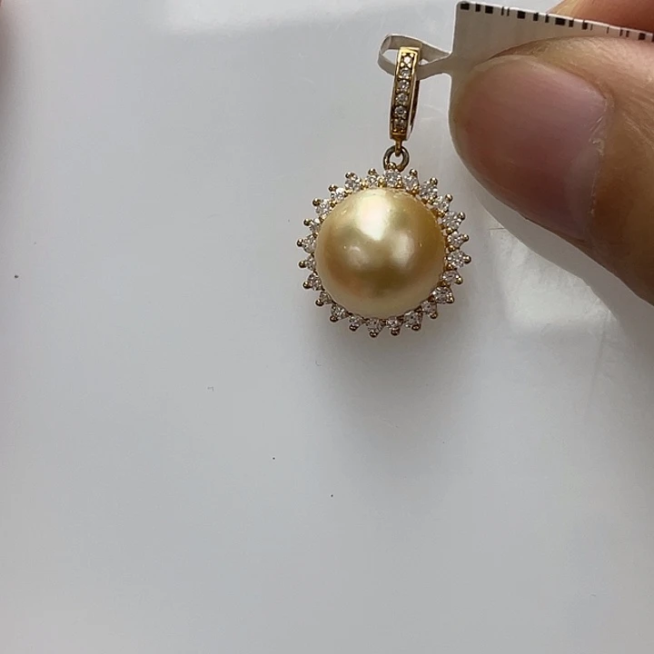 海水珍珠颈饰银S925镶嵌