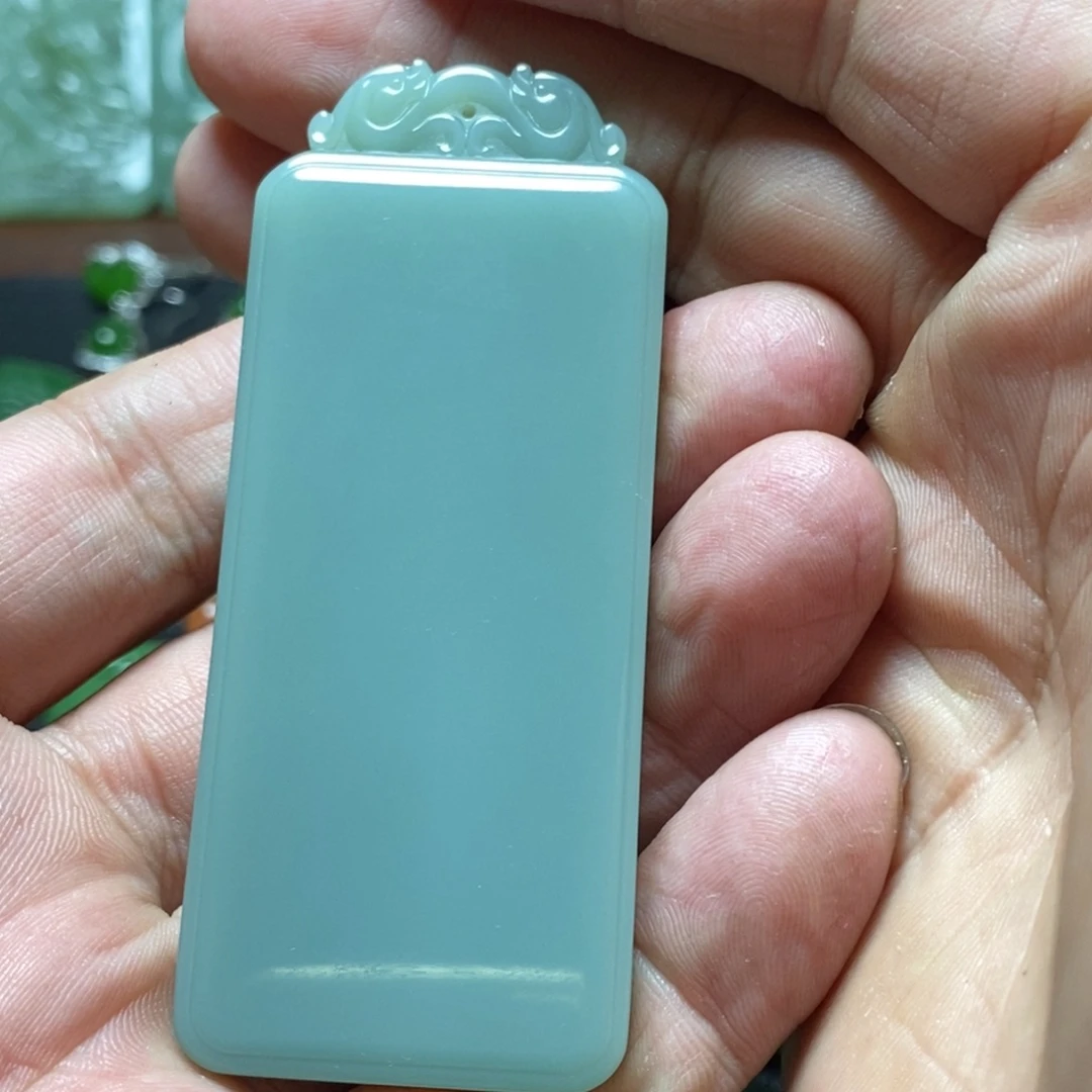和田玉（碧玉）未镶嵌挂件