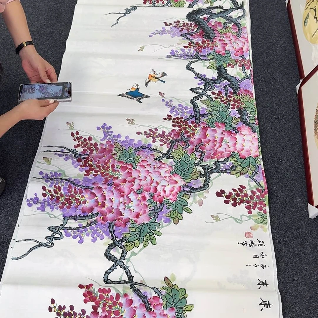 纯手绘国画作品作品