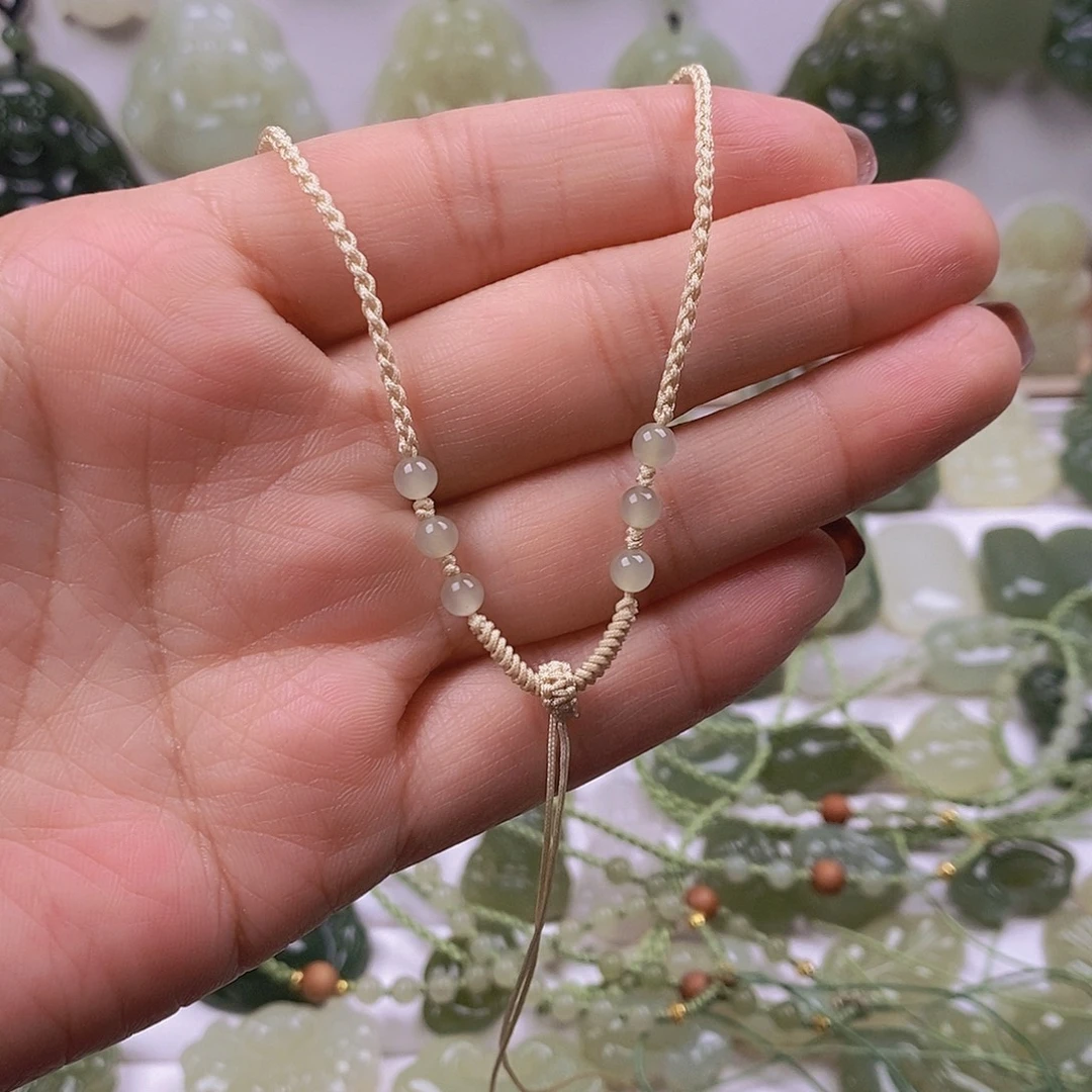 火***࿐和田玉未镶嵌颈饰