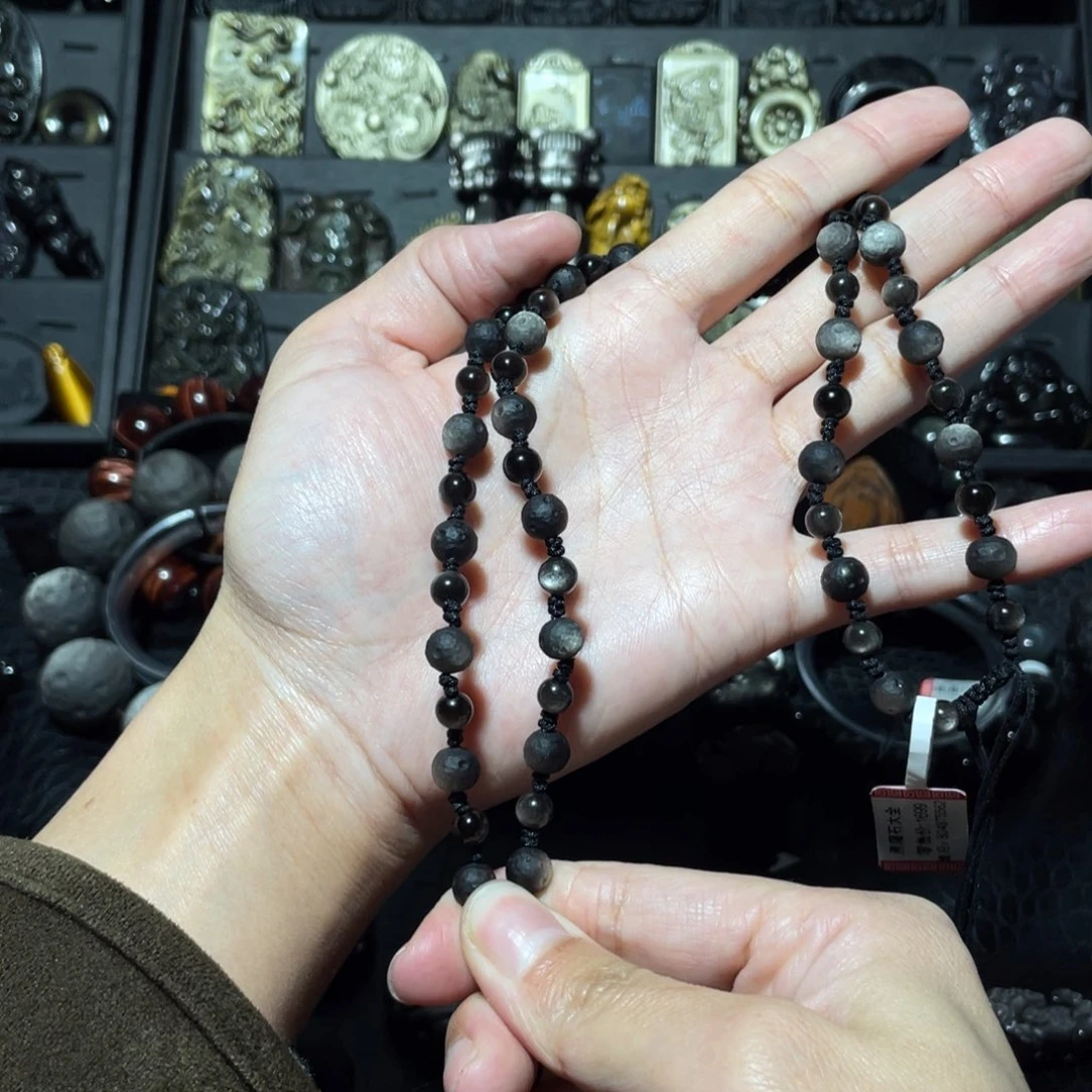 黑曜岩颈饰未镶嵌W***X