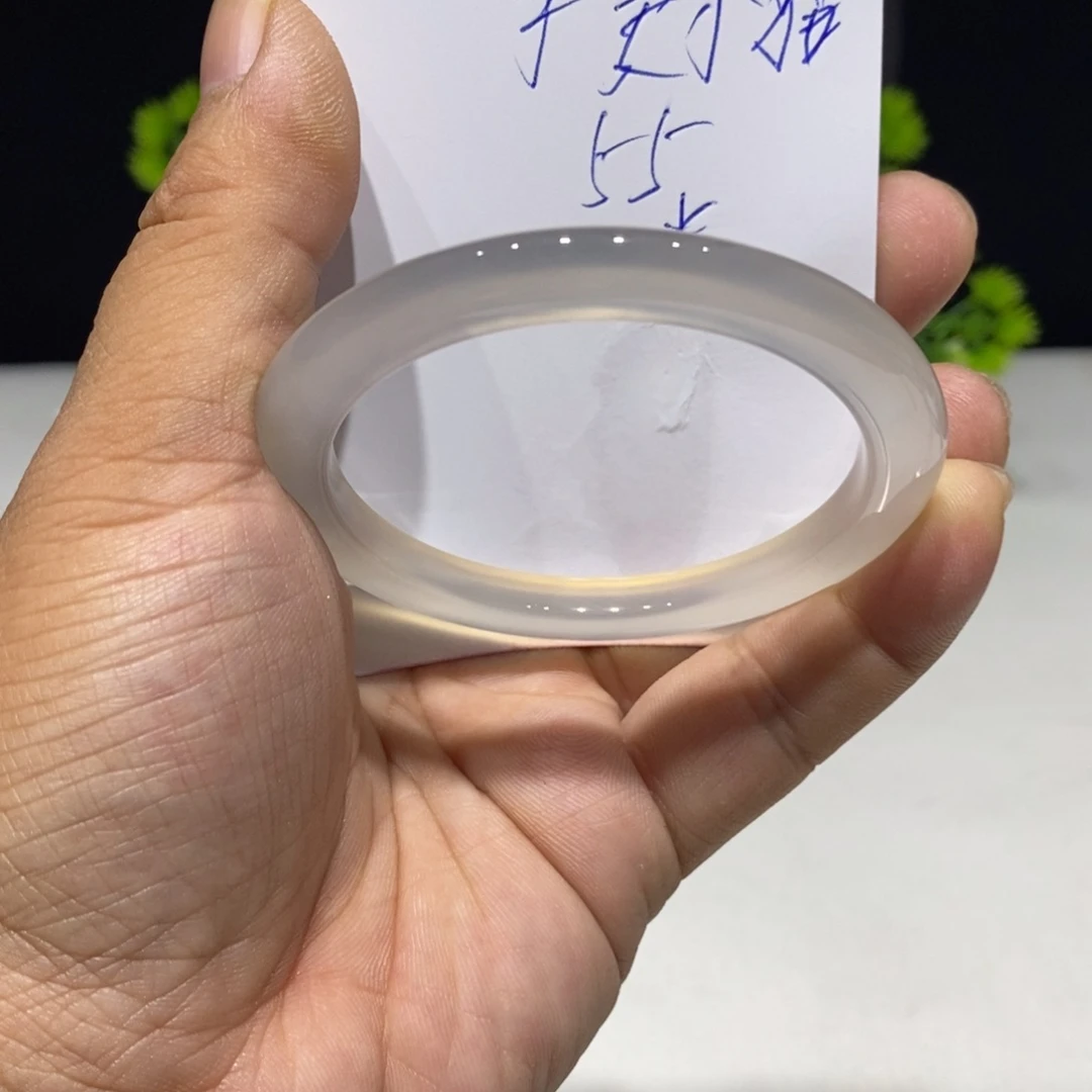 可***猫玛瑙/玉髓未镶嵌手镯
