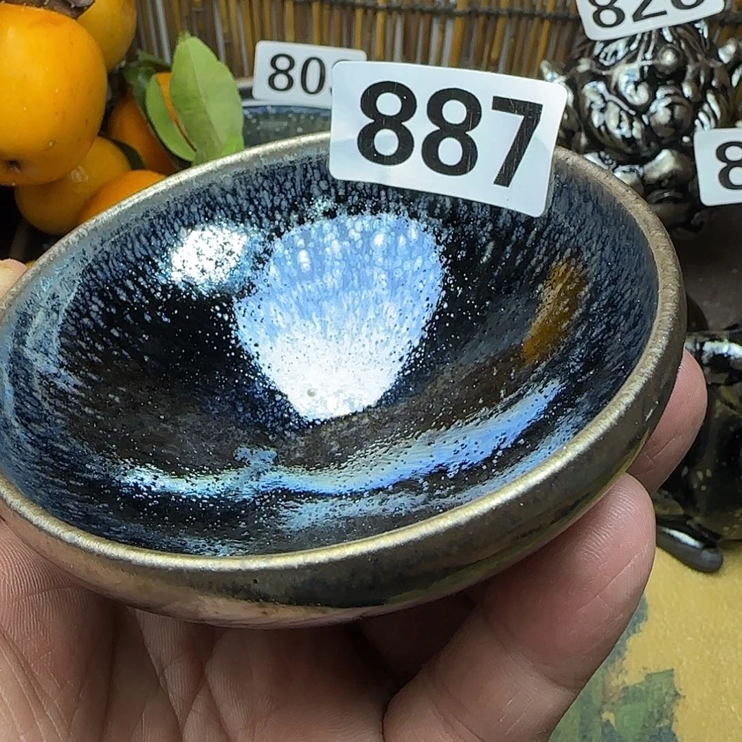 茶盏建盏杯主人杯龙窑柴烧