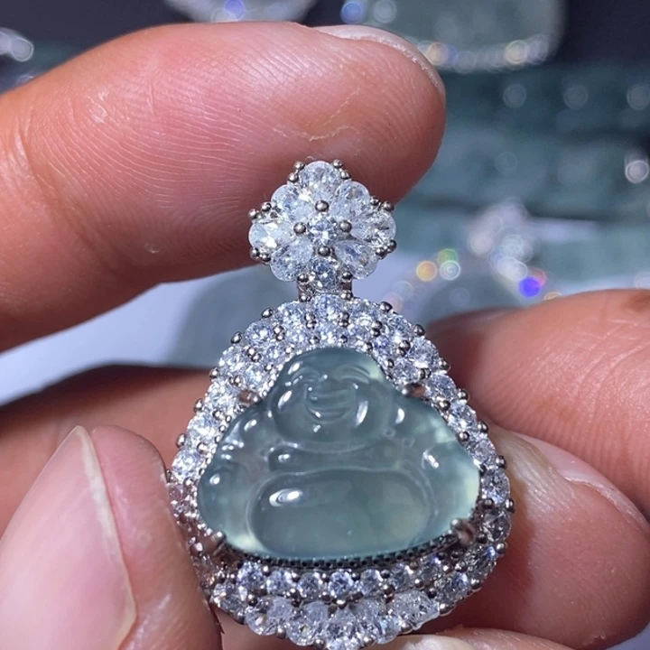 翡翠未镶嵌颈饰天然翡翠