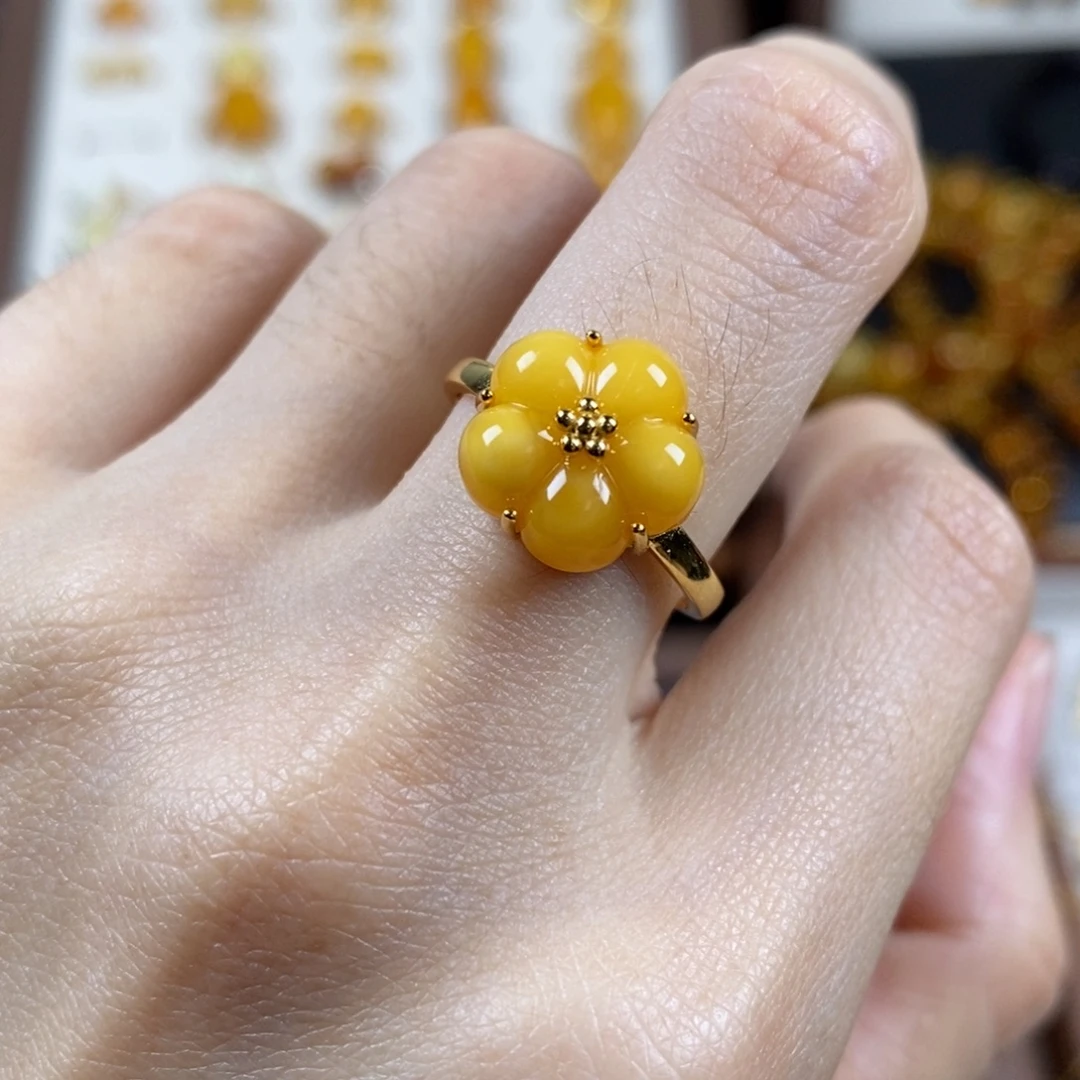琥珀未镶嵌裸石成品