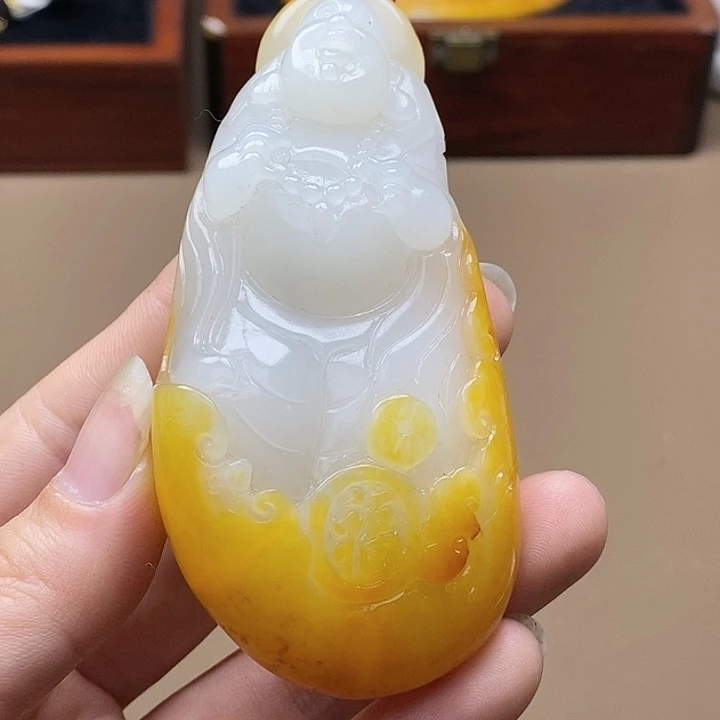 和田玉挂件未镶嵌F