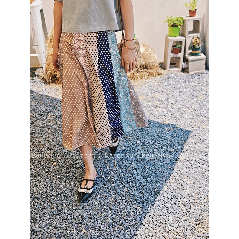 ReneRiva买手店 COEMES 深色碎花半身裙