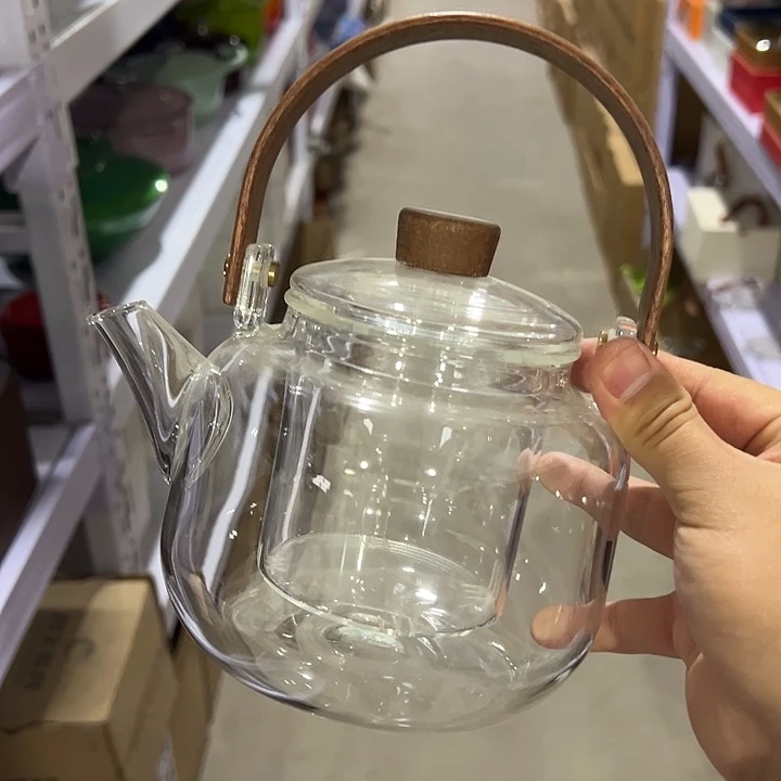 孤品 实木提梁壶