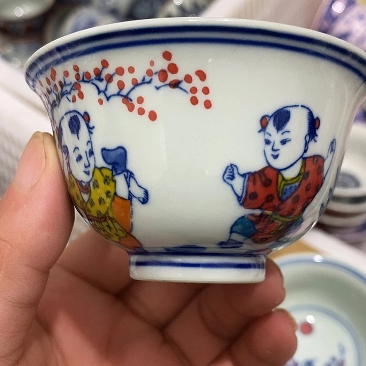 摆件景德镇陶瓷主人杯13455