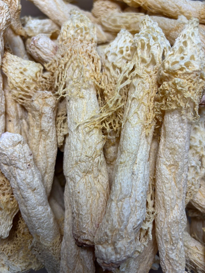 四川菌王手选高山竹荪 新货干货