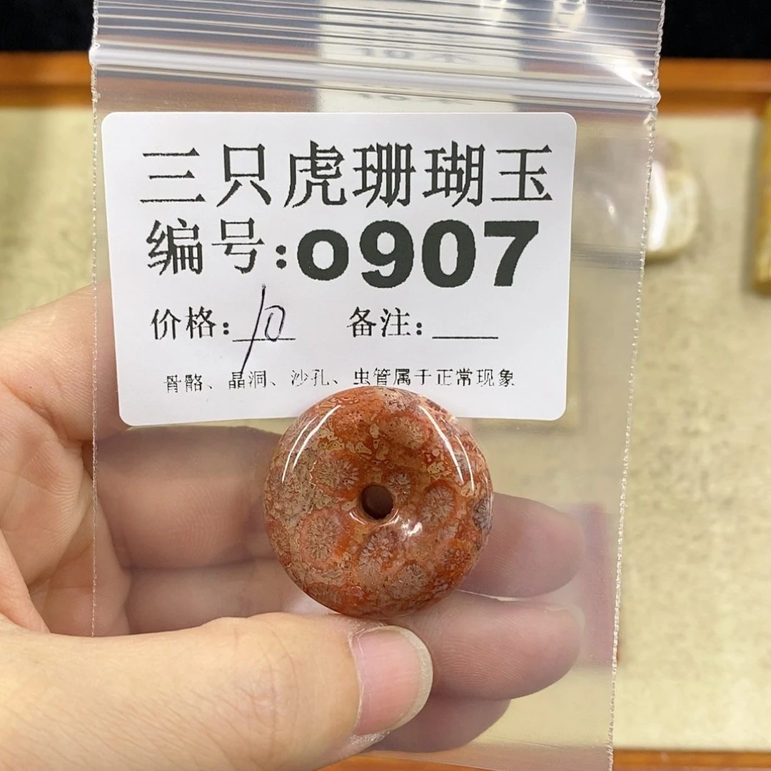 硅化珊瑚（珊瑚玉）1未镶嵌?***?