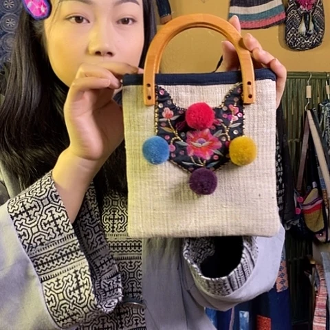 织绣手工制作包包