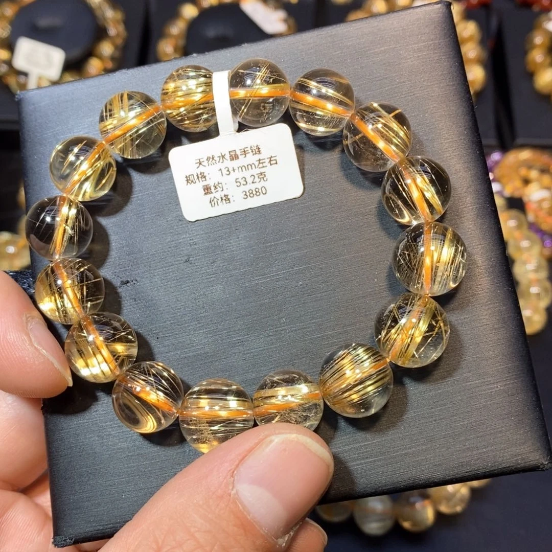 水晶手链未镶嵌麦****?手链