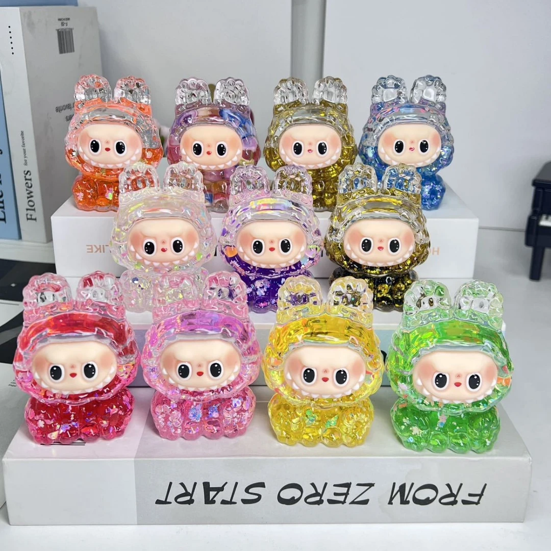 高品质热门labu入油流沙拉布布创意精品公仔手办桌面摆件饰品车载