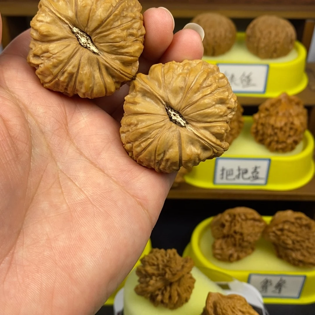 核桃南瓜墩 文玩/木作/... 文玩把件