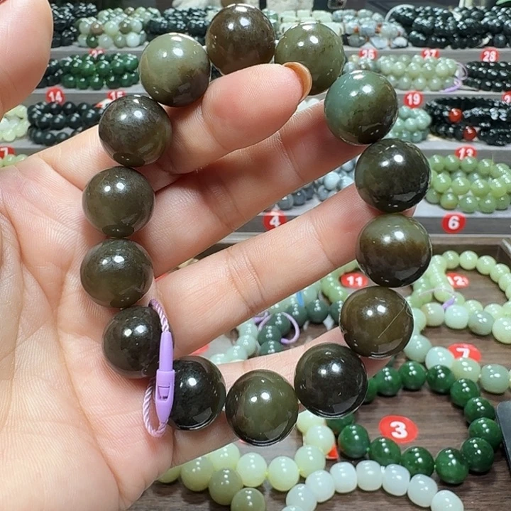 未镶嵌手链和田玉新疆且末糖卡16