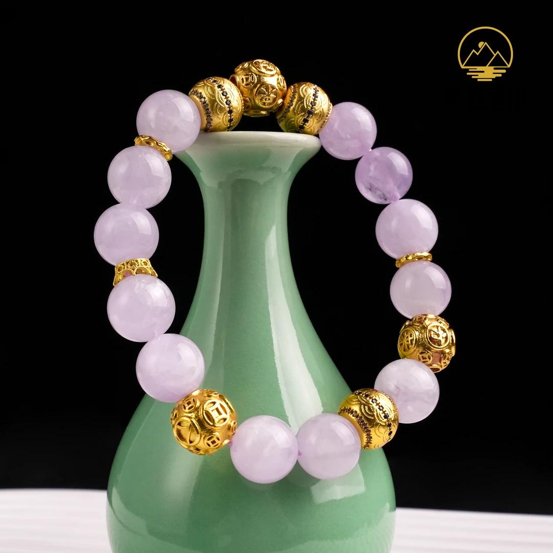 星月守护佑恩设计高等紫水晶精品手串