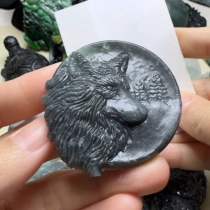 定制翡翠未镶嵌毛货