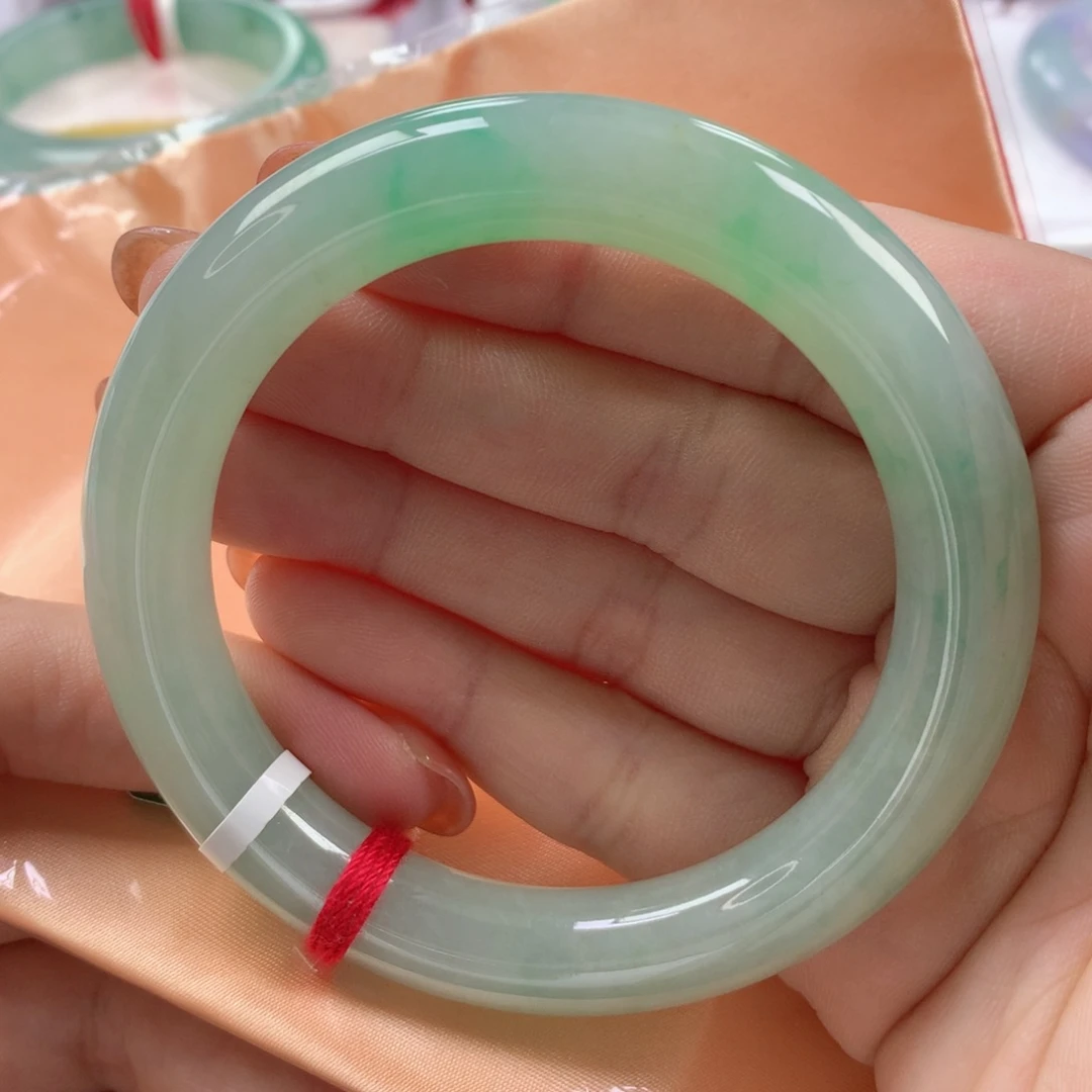 未镶嵌手镯翡翠缅甸天然翡翠57圈