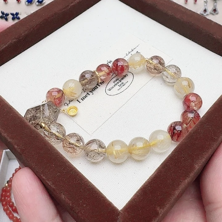 发晶手链合金手链