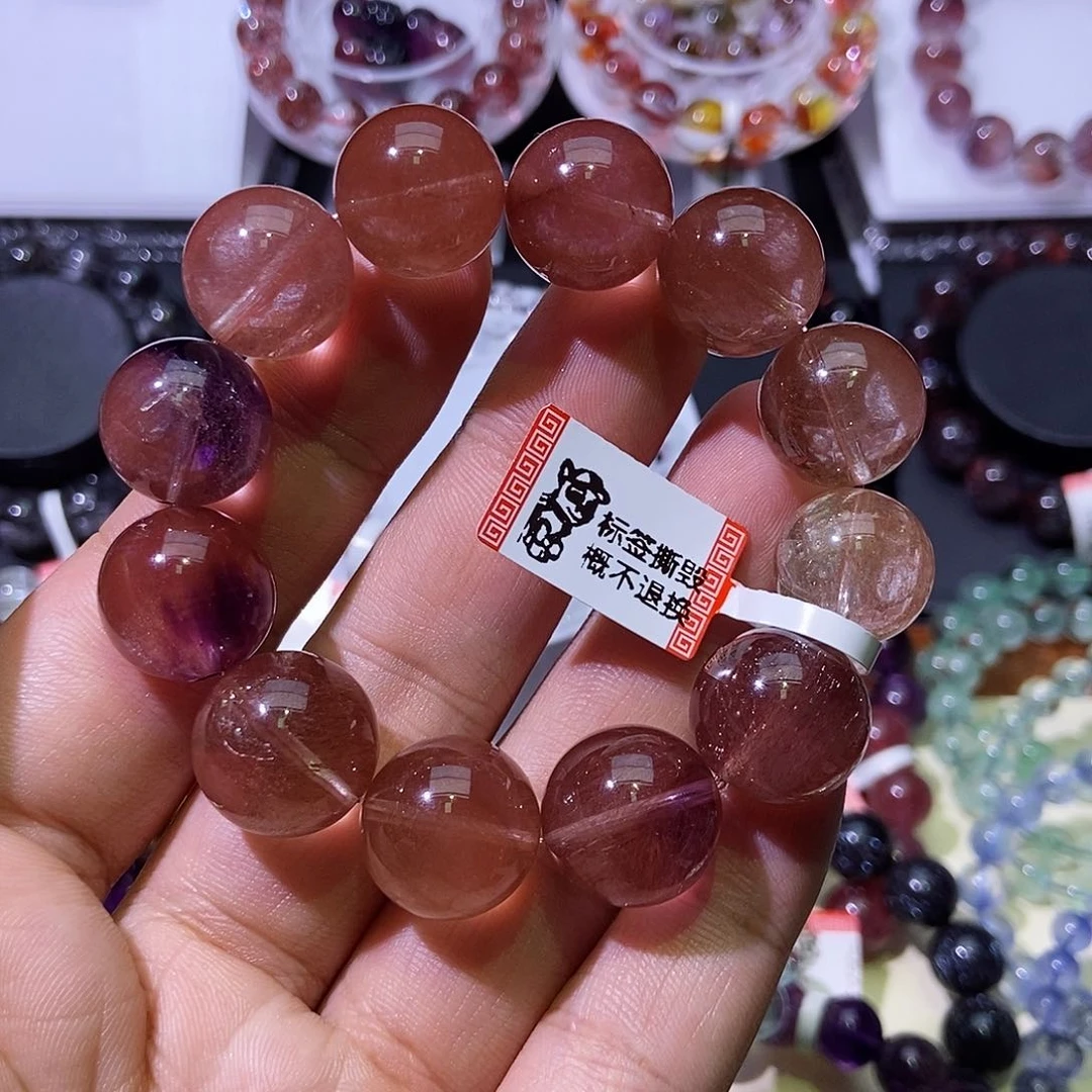 未镶嵌手串水晶橘超七17