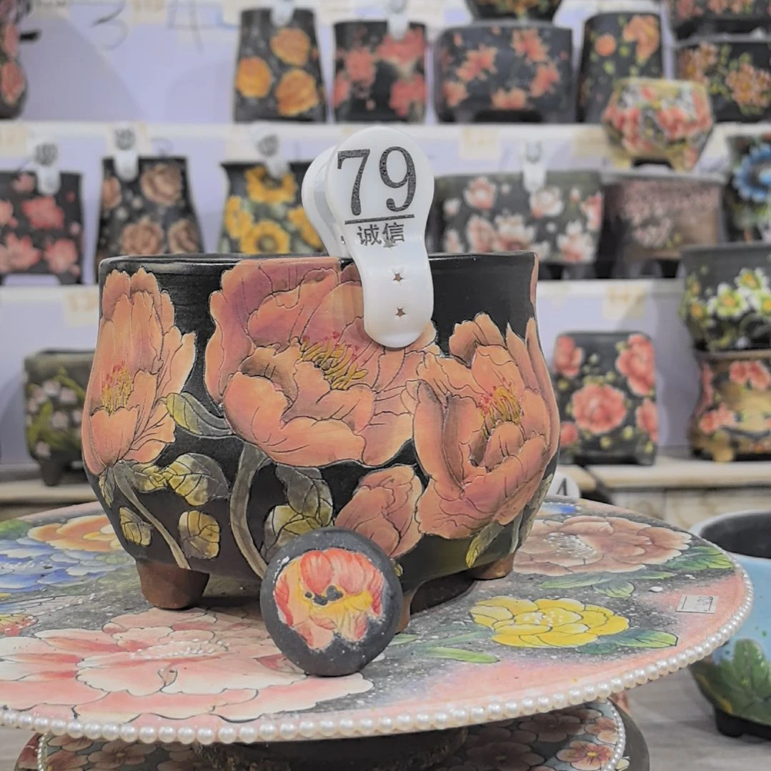 花盆红泥景德镇花盆