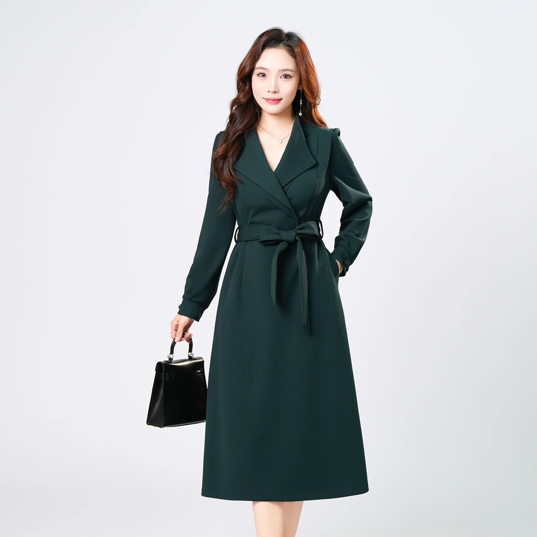 2025秋季新款法式气质轻奢爆款设计感高级减龄大气连衣裙M-4XL