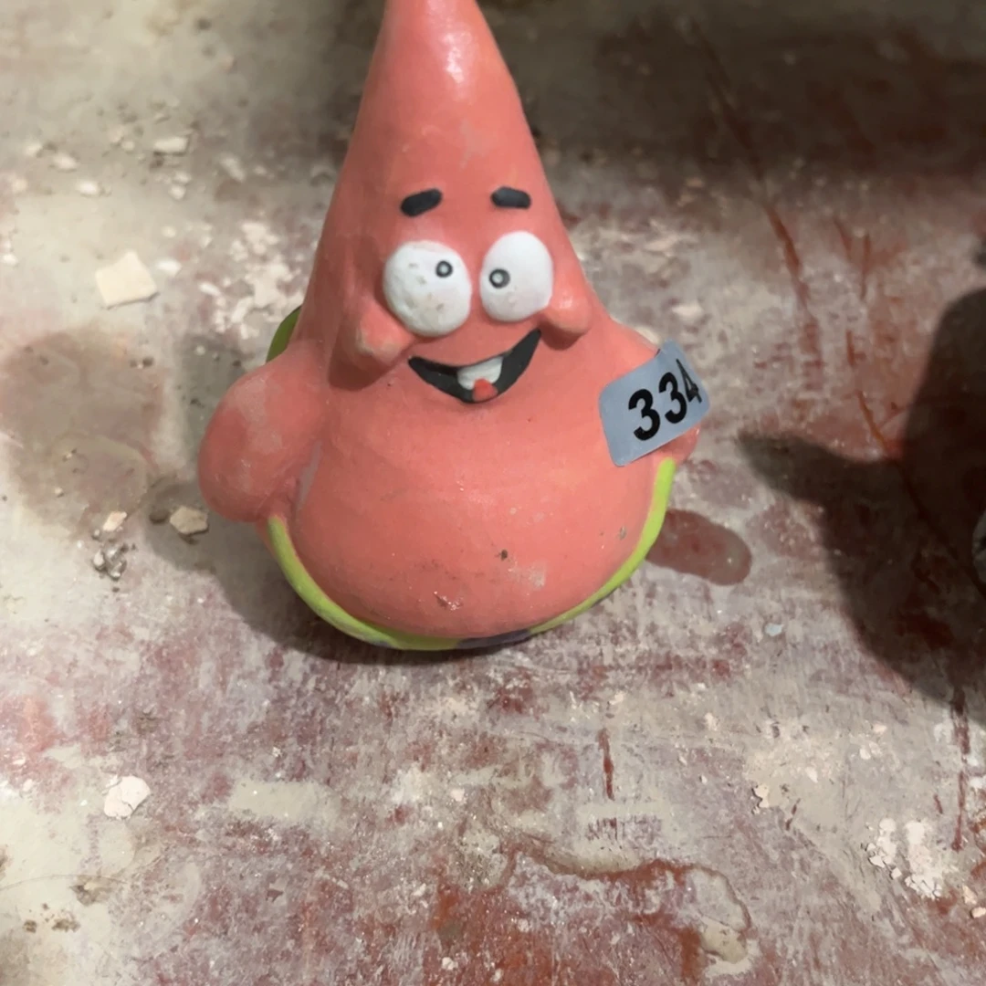 摆件纯手工抽象陶瓷摆件微瑕334