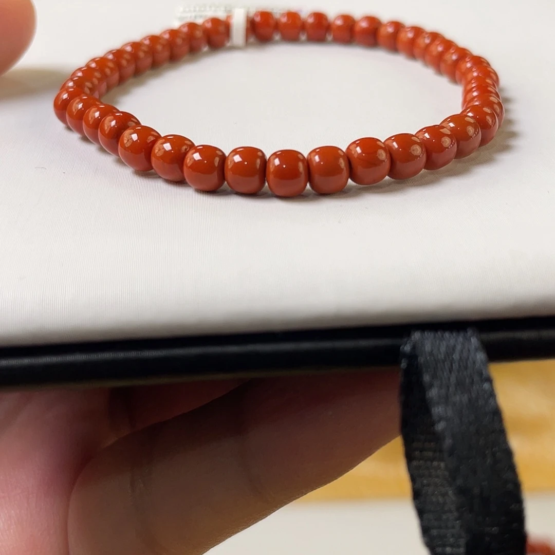 南红玛瑙未镶嵌手链5mm