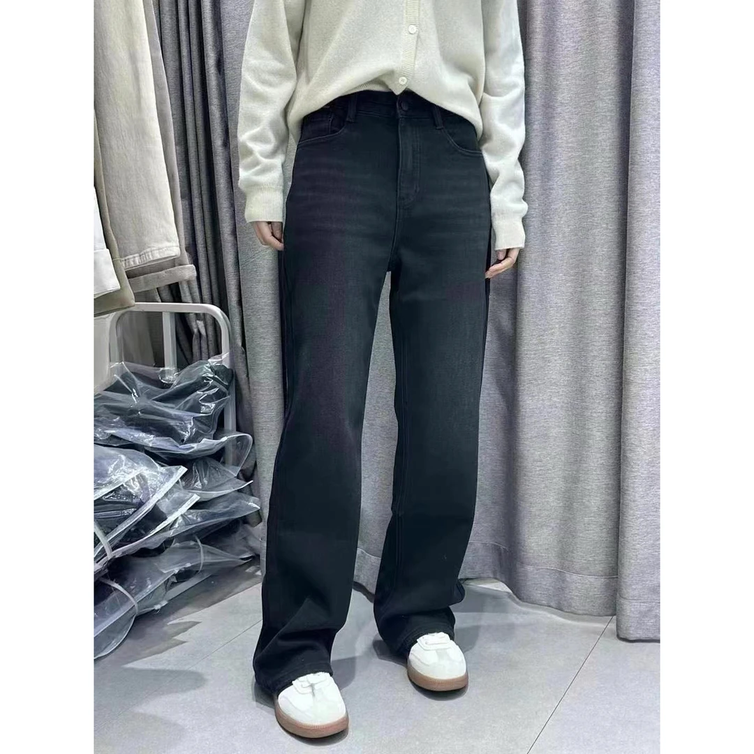 【仙仙推荐】ZUOHAN黑灰色窄版阔腿裤66013