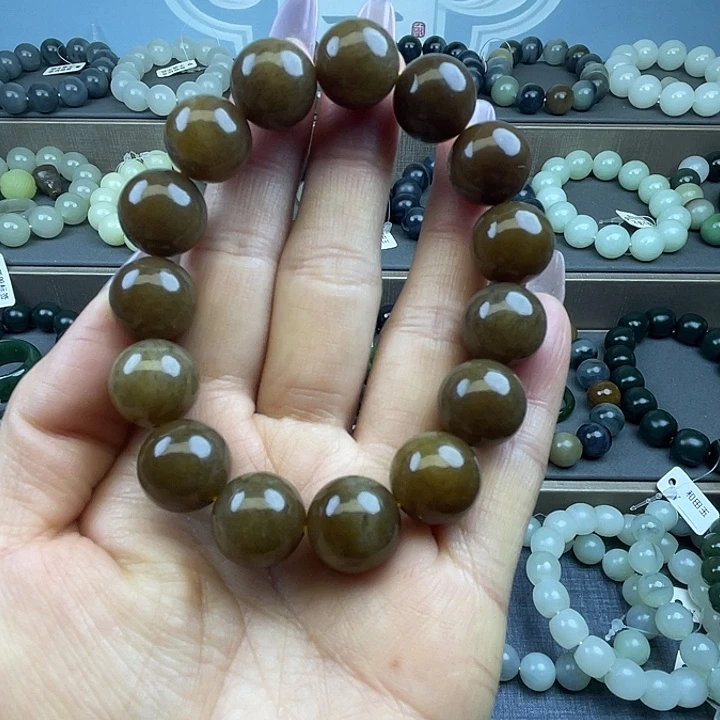 和田玉未镶嵌手链