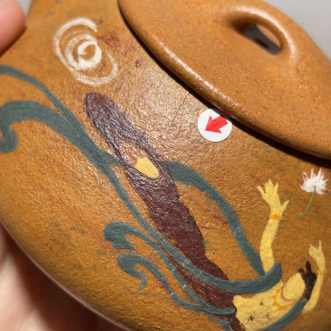 茶壶紫砂麥*宜兴紫砂壶