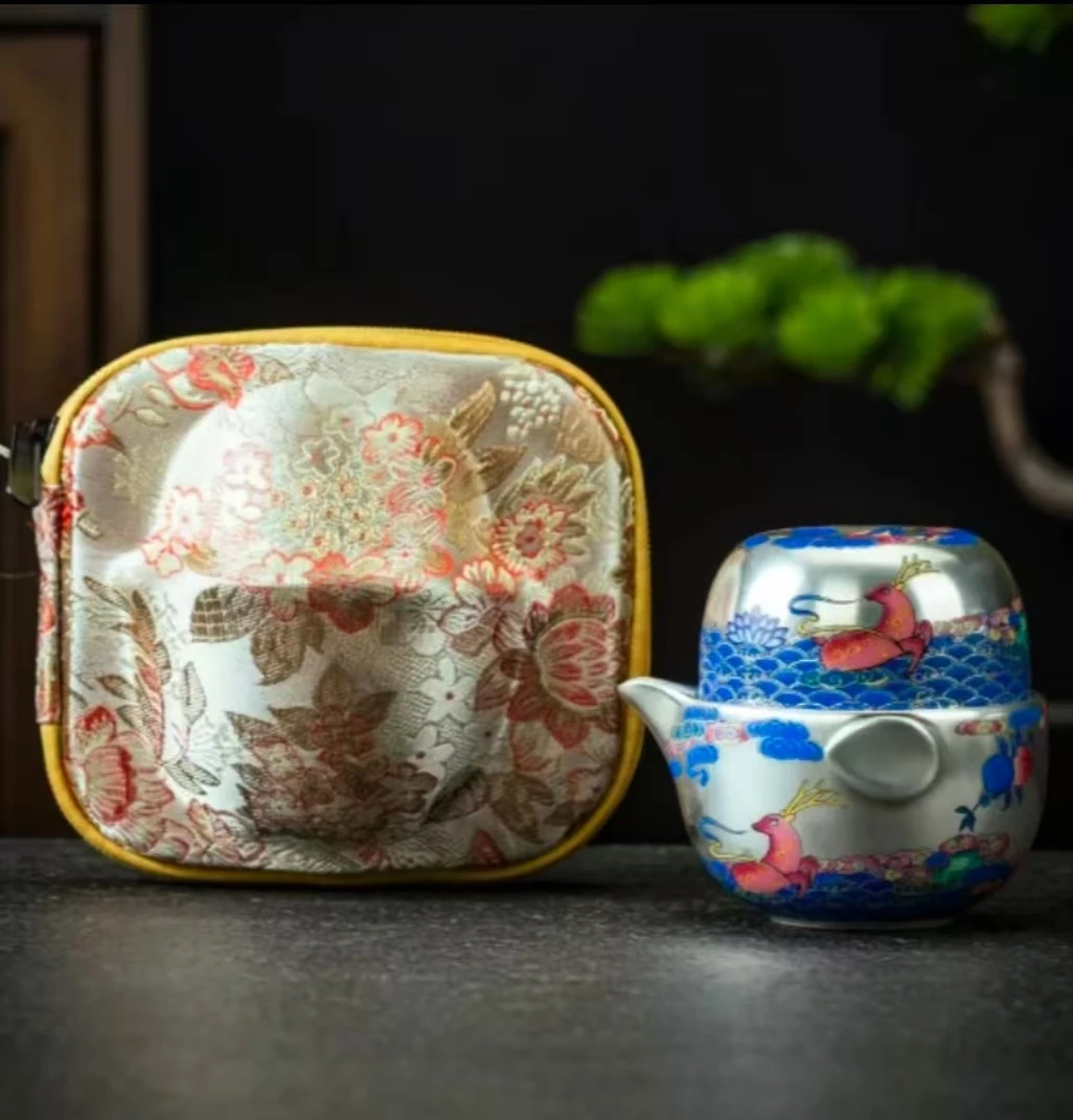 一鹿有你旅行套茶具