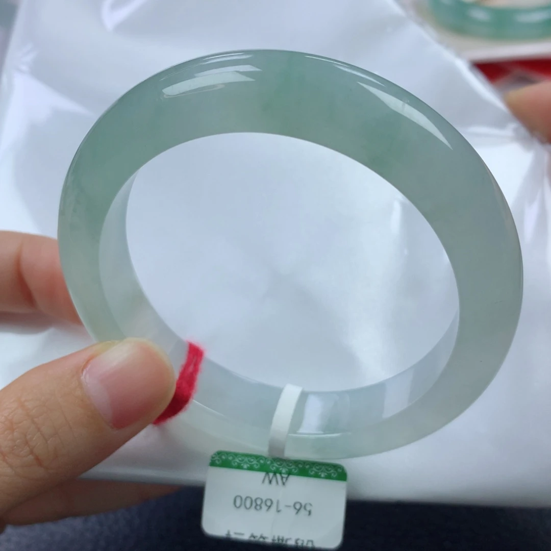 未镶嵌手镯翡翠缅甸天然翡翠A货56正