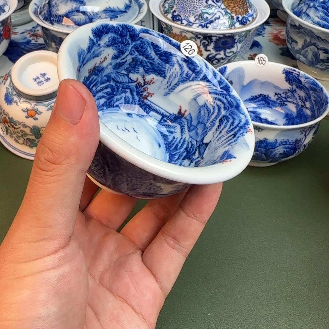 彦祖纯手工手绘茶具126