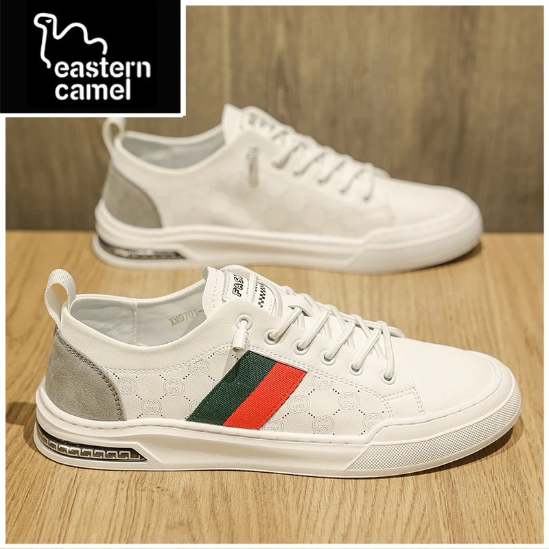 东方骆驼男鞋秋季2025新款爆款百搭小白鞋户外运动软底防滑休闲鞋