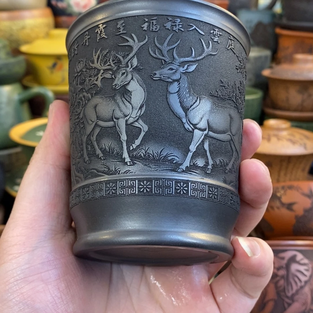 紫砂杯子宜兴紫砂杯