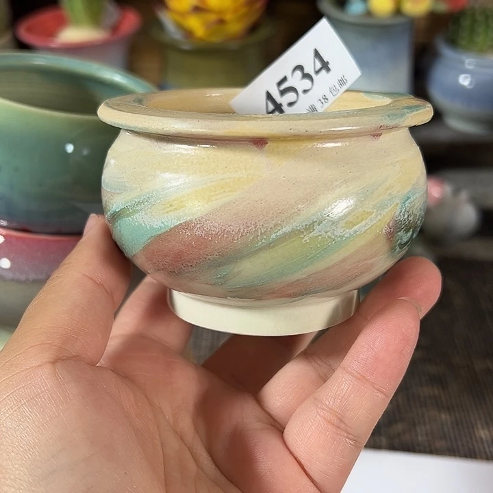 口6 手工花盆满30包邮