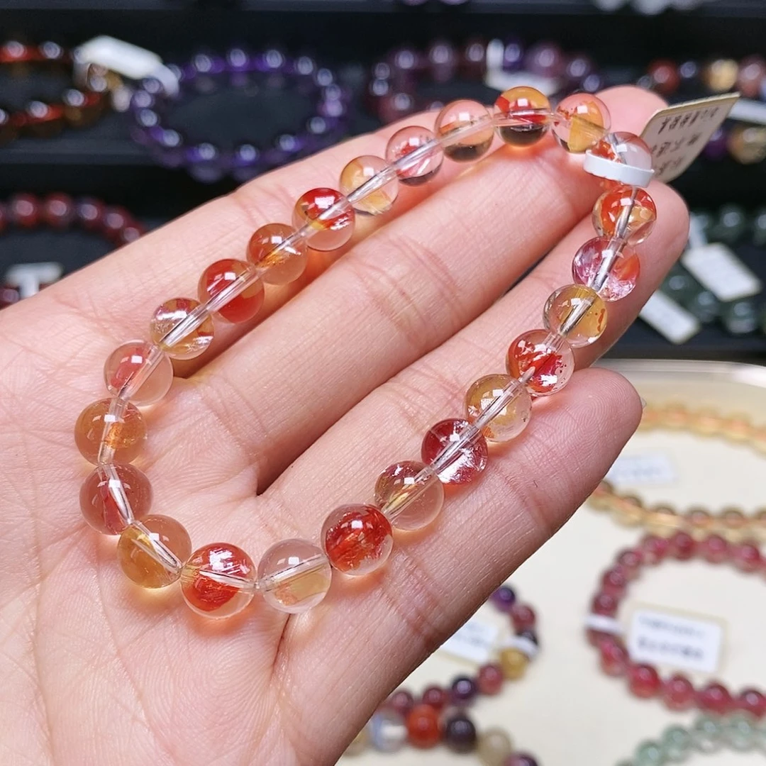 水晶手串未镶嵌锦鲤