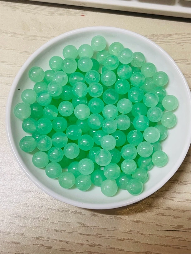 正冰晴水散珠A486 卡10MM 20颗（赠弹力绳）