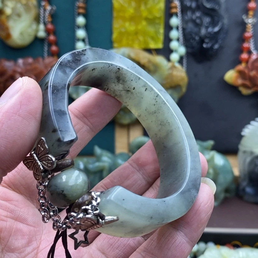 【闪购商品】未镶嵌岫玉手镯61