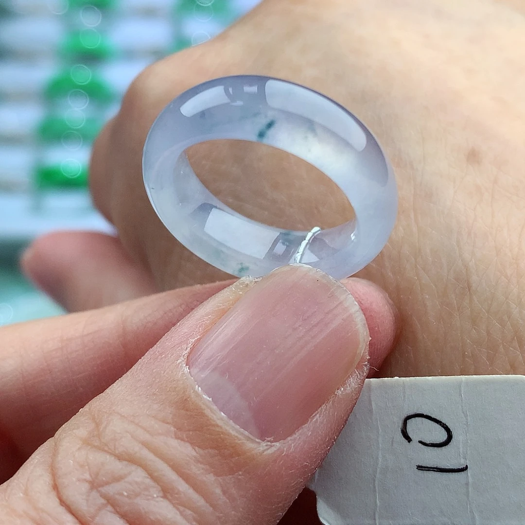 未镶嵌戒指翡翠10号