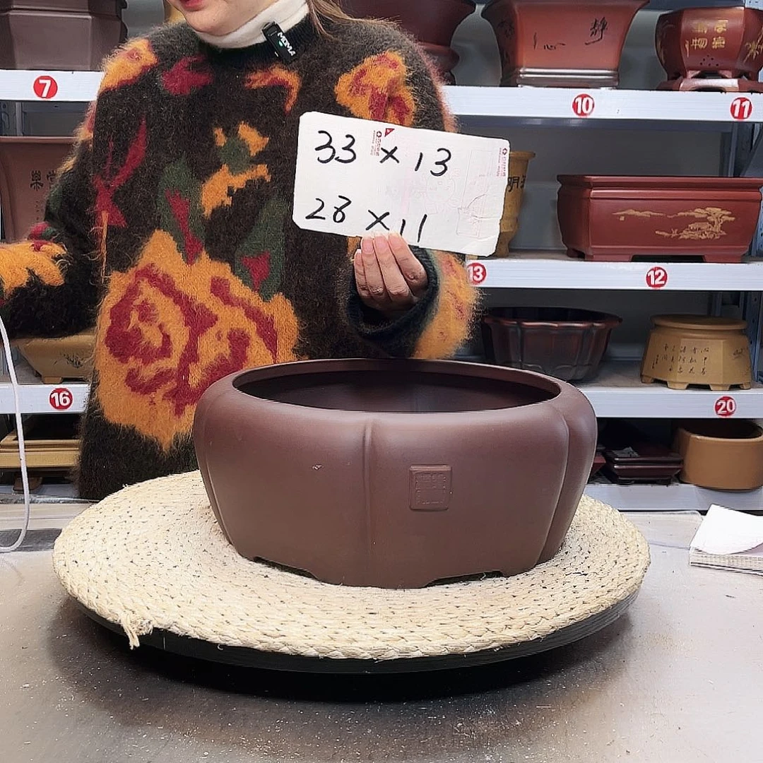 紫砂花盆紫砂花盆