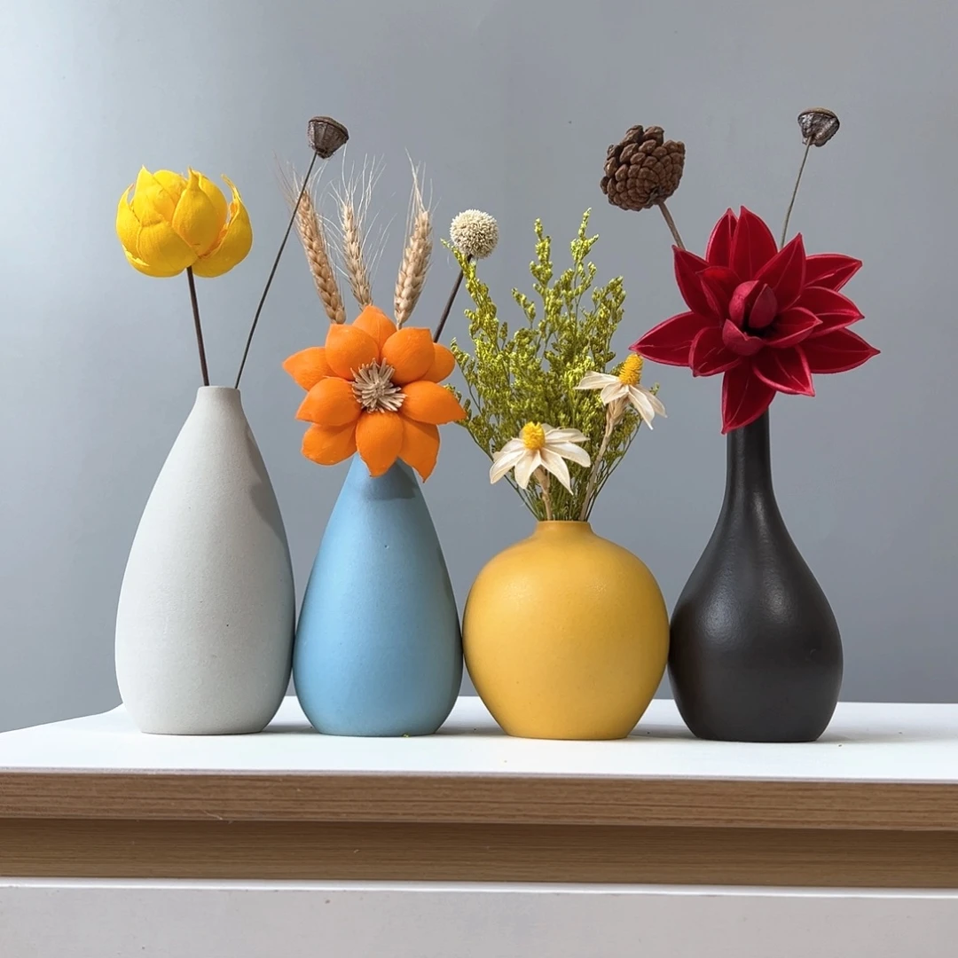 瓶花瓶带花高度20-30厘米左右