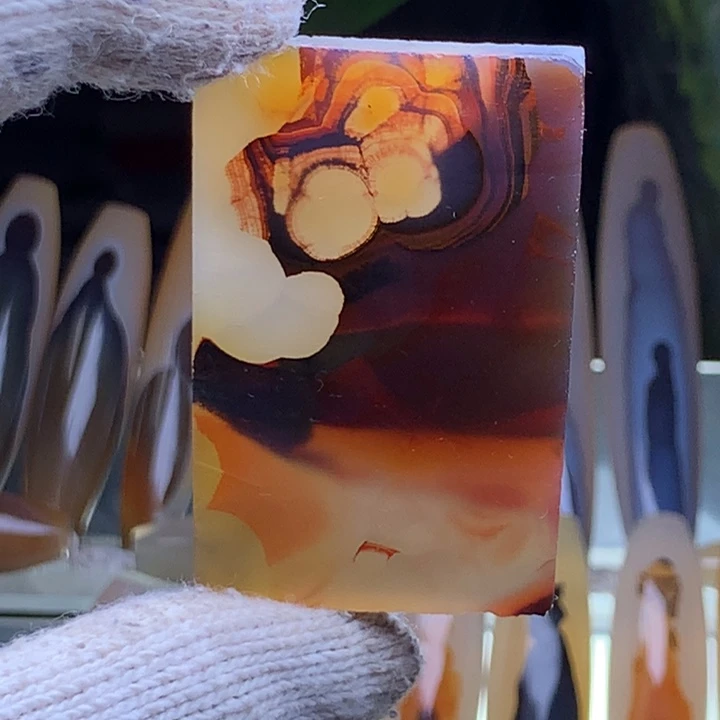 玛瑙/玉髓颈饰未镶嵌162