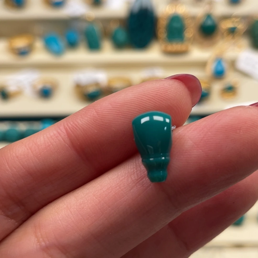 未镶嵌绿松石珠宝奇石三通