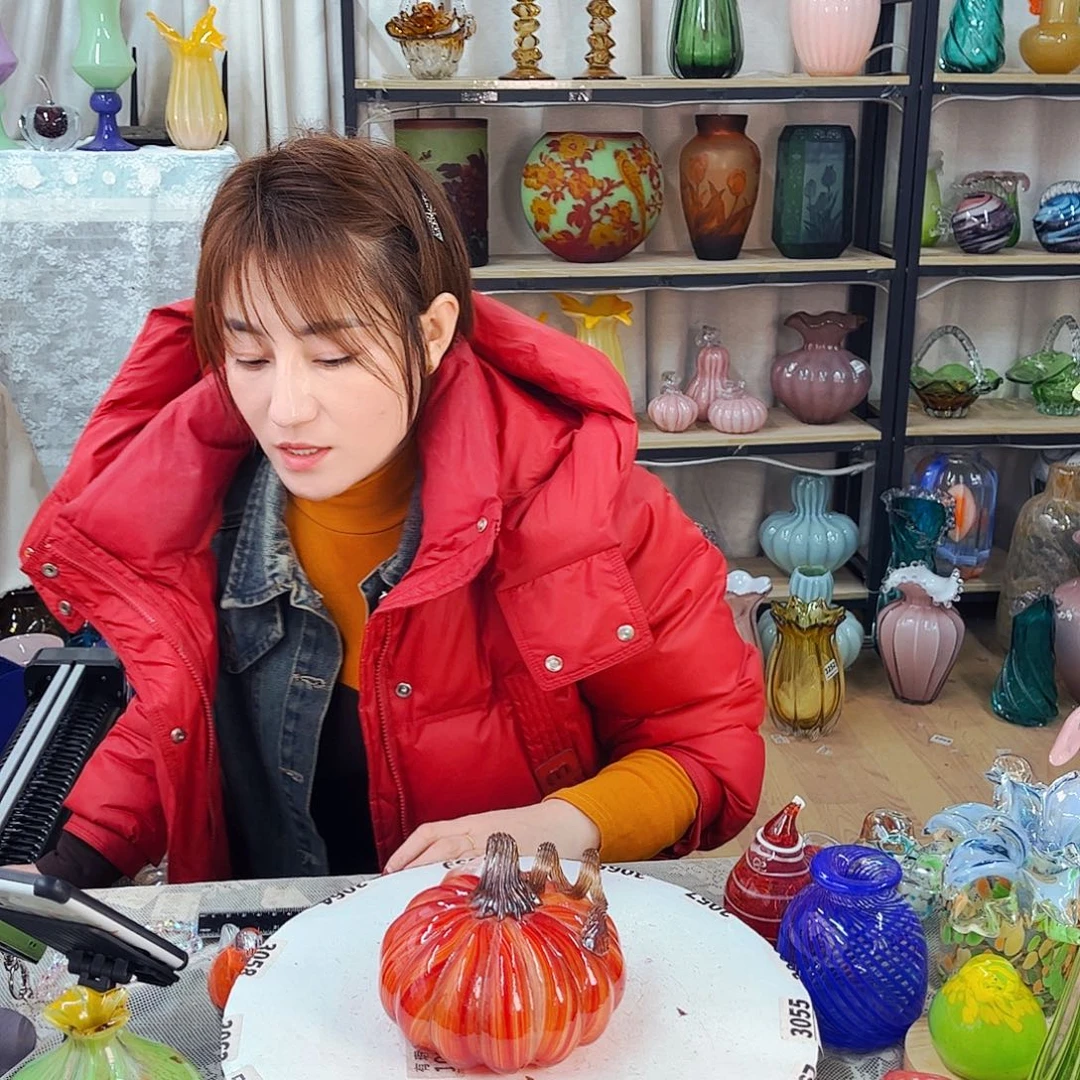 红南瓜 福利家悦琉璃工艺品