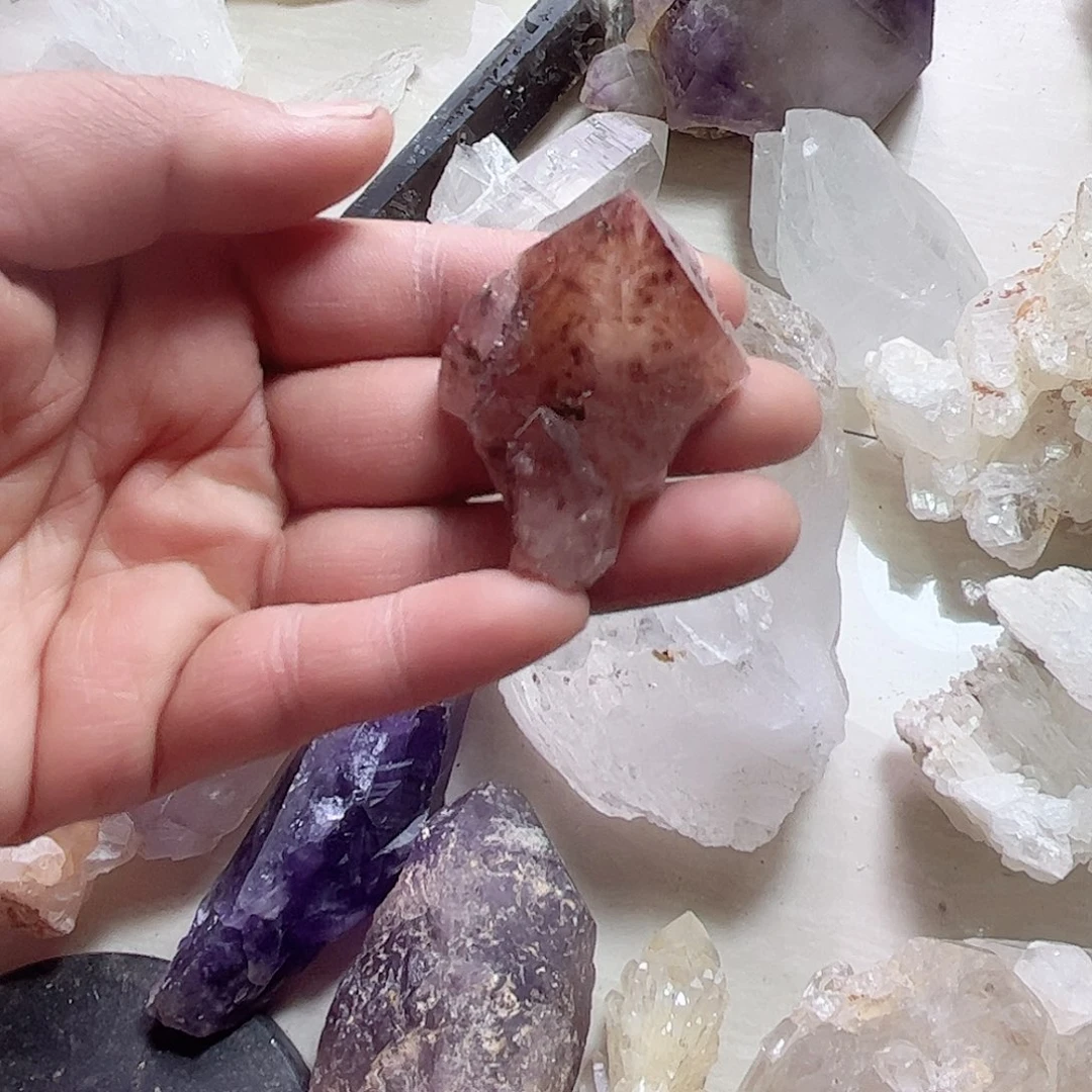 水晶天然水晶原石未镶嵌马*嘟