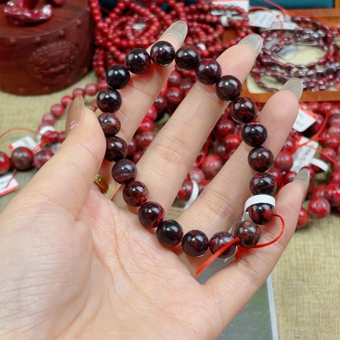 用***阳天然辰砂有坑有沙眼微瑕